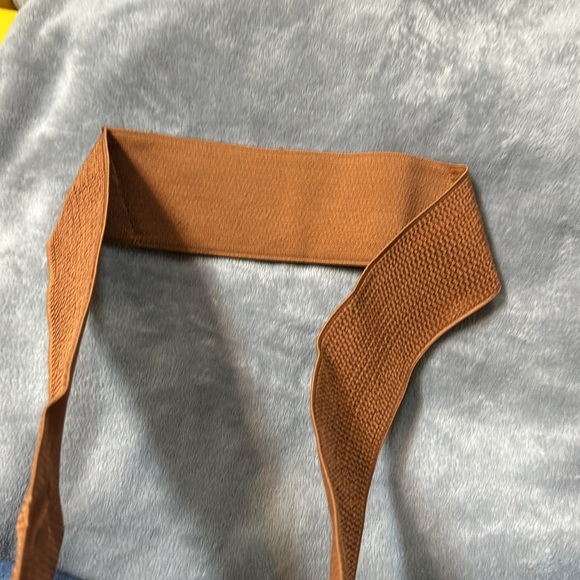 Brown/gold snap belt M/L - Picture 5 of 7